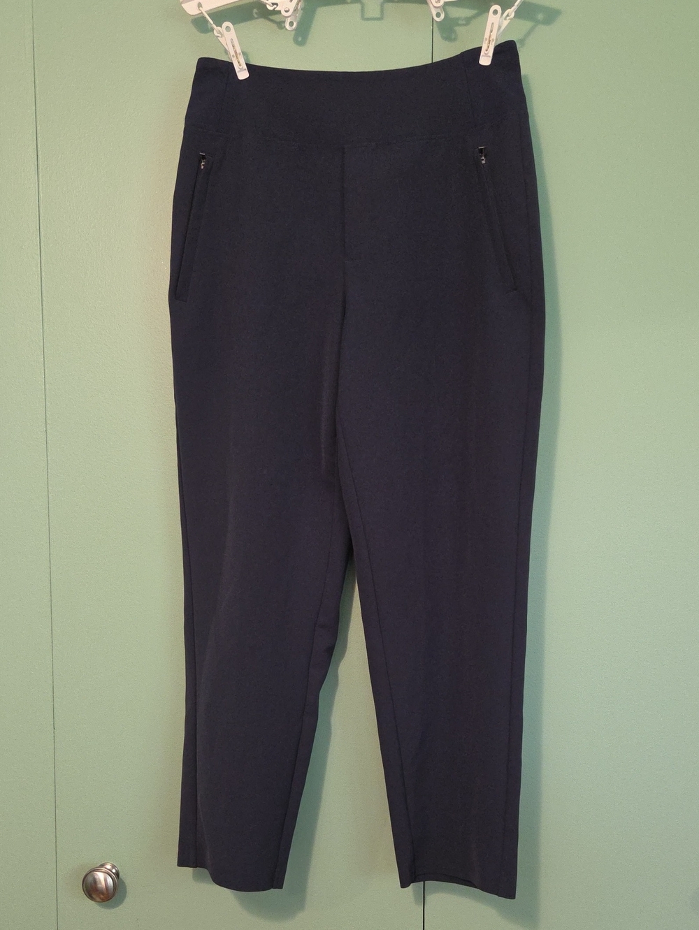 Athleta Women's Navy Pull-On Ankle Pants Size 2